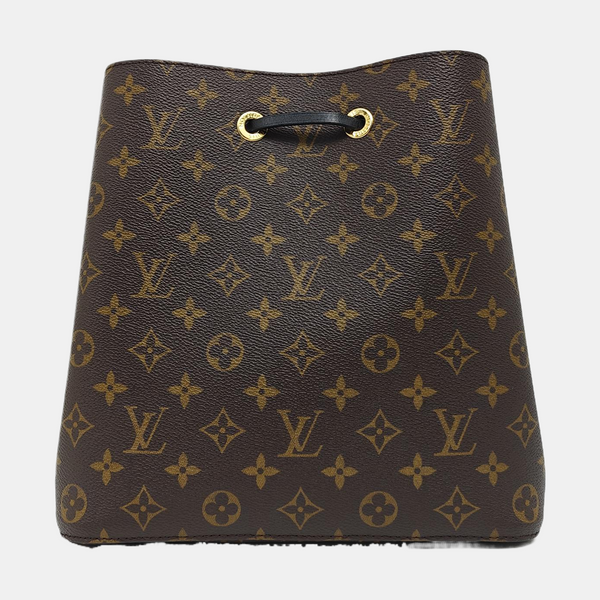 NÉONOÉ MM Monogram Coated Canvas Brown