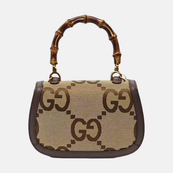 Bamboo 1947 Small Monogram Canvas Beige
