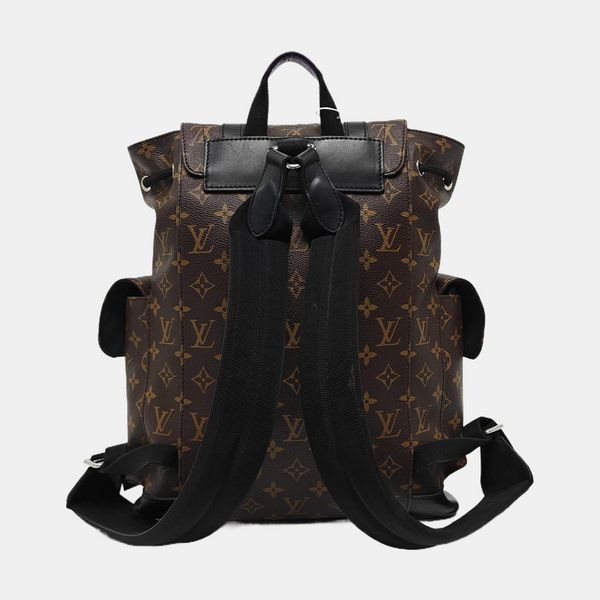 CHRISTOPHER PM Monogram Coated Canvas Brown