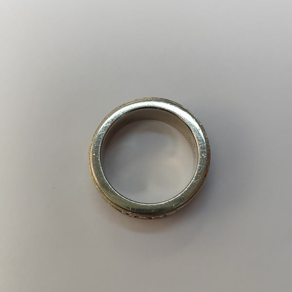 Interlocking G 925 Sterling Silver Ring HK 12