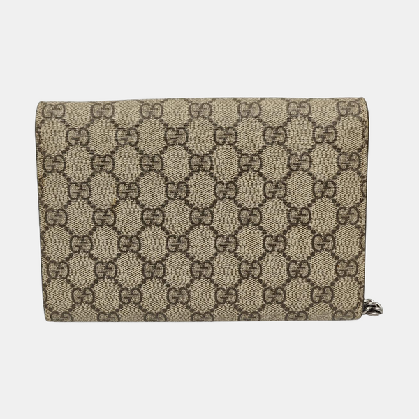 Dionysus Monogram Coated Canvas Beige