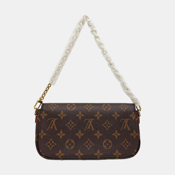 IVY Monogram Coated Canvas Brown