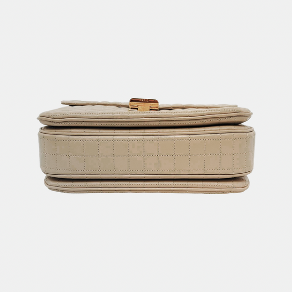 Quilted Calfskin Beige