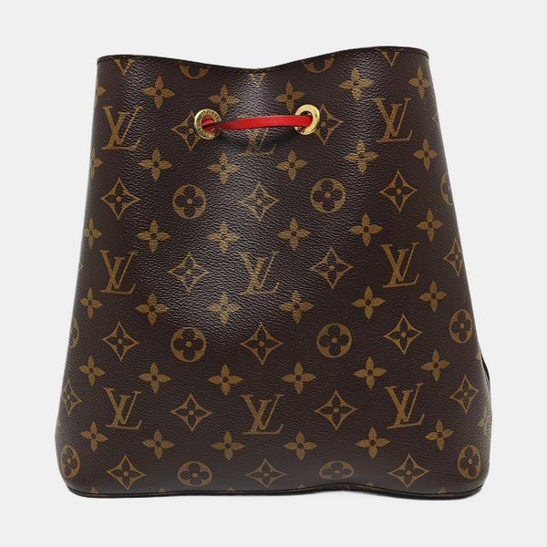 Authenticated pre-owned NÉONOÉ MM Monogram Coated Canvas Brown - Bucket Bag at Looply