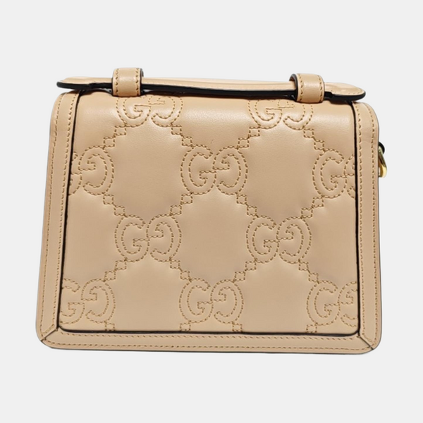 GG Matelassé Quilted Calfskin Pink
