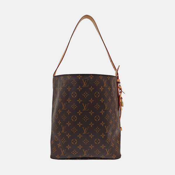 ALL IN GM Monogram Coated Canvas Brown