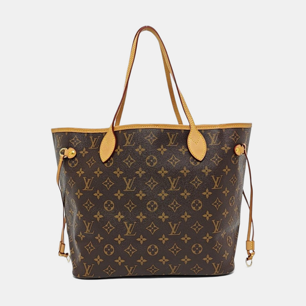 NEVERFULL MM Lona Monogram Revestida Marrón