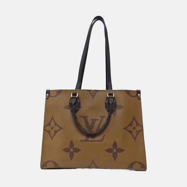 ONTHEGO MM Lona Monogram Revestida Marrón