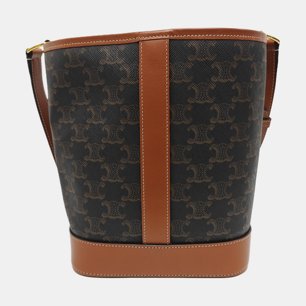 TRIOMPHE CANVAS Small Coated Canvas Brown