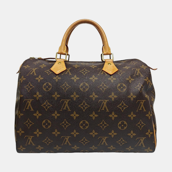 SPEEDY 30 Lona revestida Monogram marrón