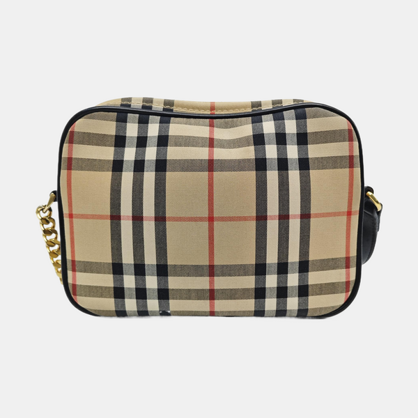 Fabric Shoulder Bag Brown