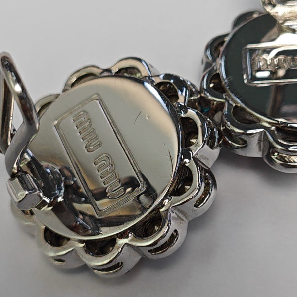 Metal Silver Clip On Earrings