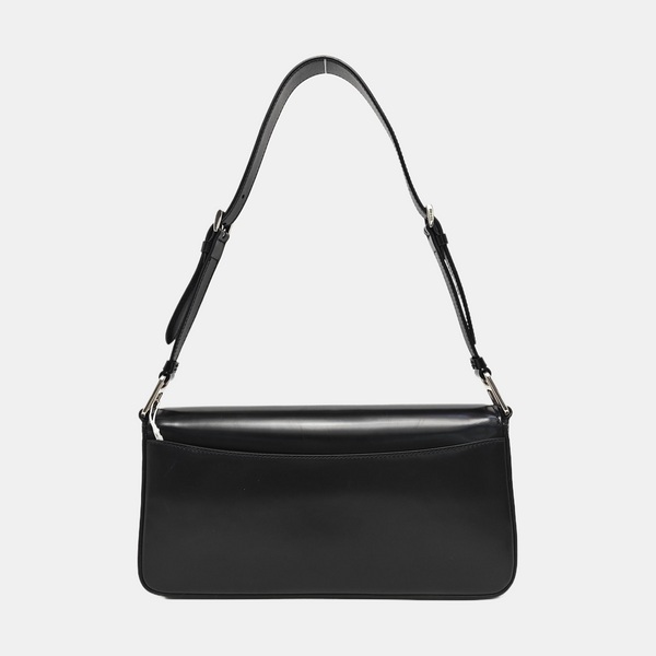 Calfskin Shoulder Bag Black