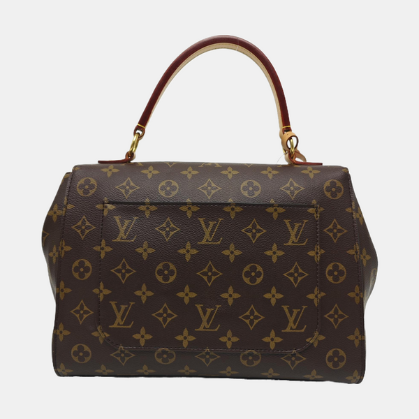 CLUNY MM Monogram Coated Canvas Brown
