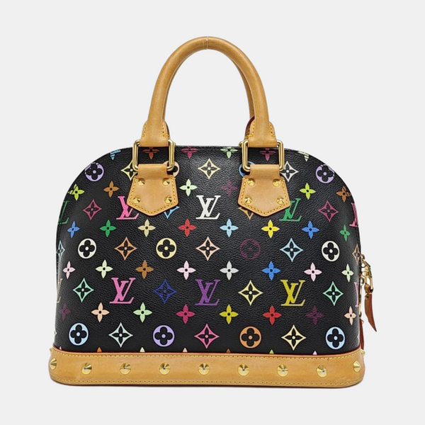 ALMA PM Monogram Coated Canvas Black