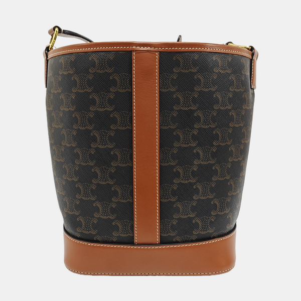 TRIOMPHE CANVAS Small Coated Canvas Brown
