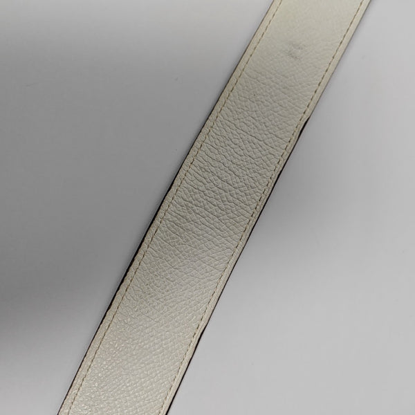 Leather Belt White