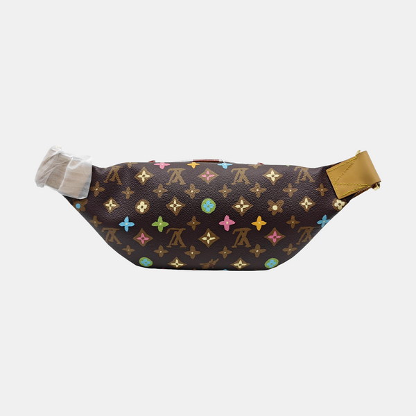 RUSH Monogram Coated Canvas Brown