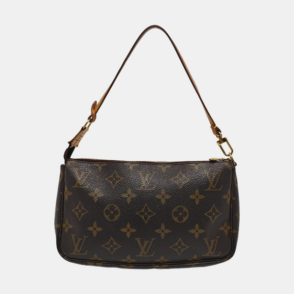 ACCESSOIRES Monogram Coated Canvas Brown