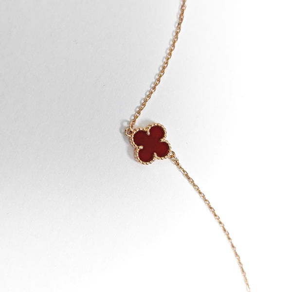 Sweet Alhambra 18k Rose Gold Bracelet