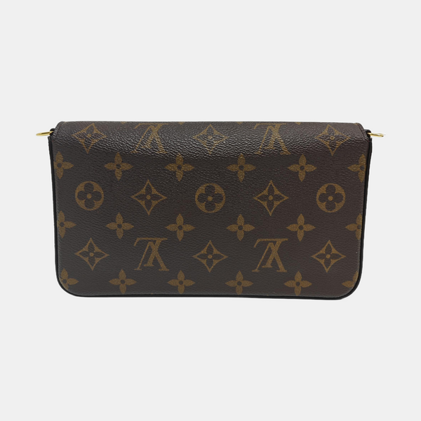 FÉLICIE Monogram Coated Canvas Brown