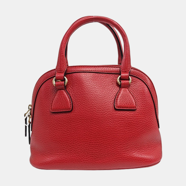 Dome Calfskin Red
