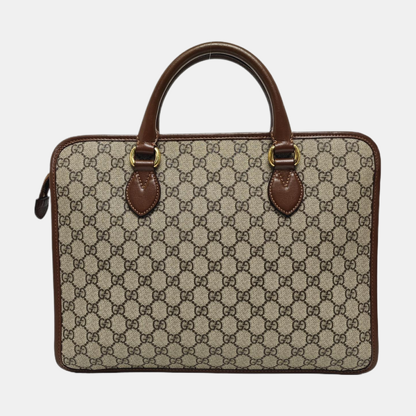 Retro Monogram Coated Canvas Brown