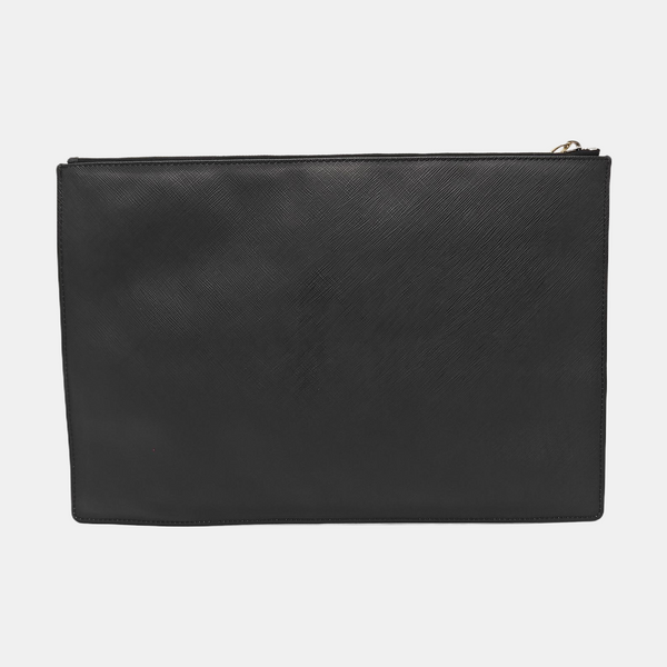 Calfskin Clutch Black