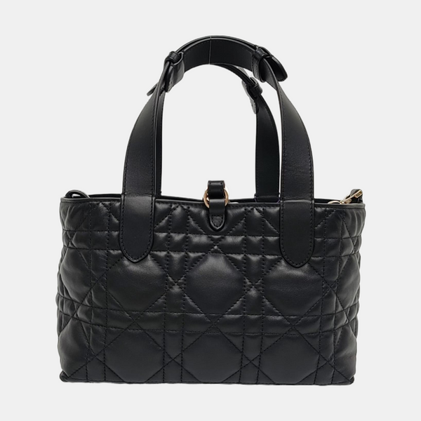 Toujours Small Cannage Calfskin Black