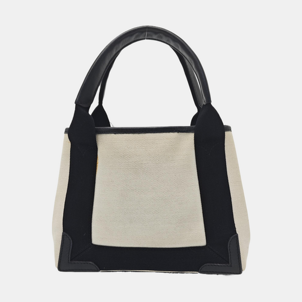 Navy Mini Canvas White