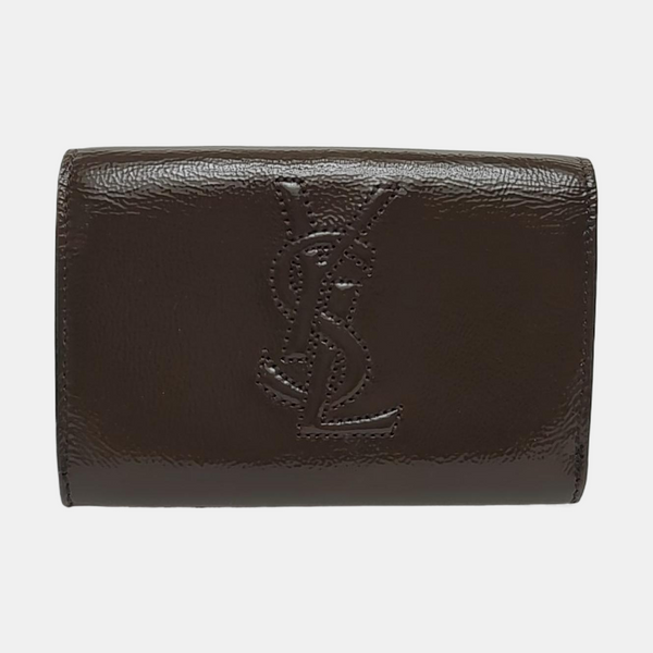Patent Leather Wallet Green
