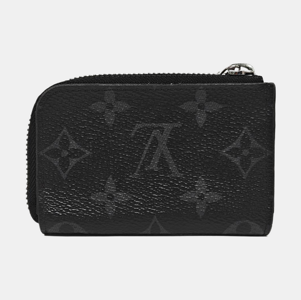 ZIPPY Monogram Coated Canvas Black Wallet