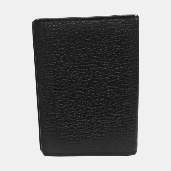 GG Marmont Mini Calfskin Black Card Holder