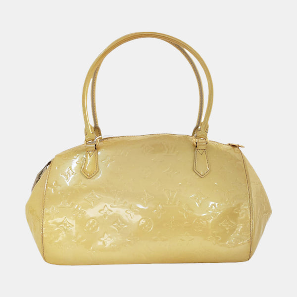 SHERWOOD Monogram Patent Leather Yellow