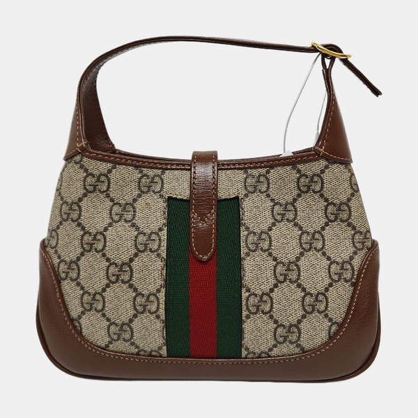 Jackie 1961 Mini Monogram Coated Canvas Beige
