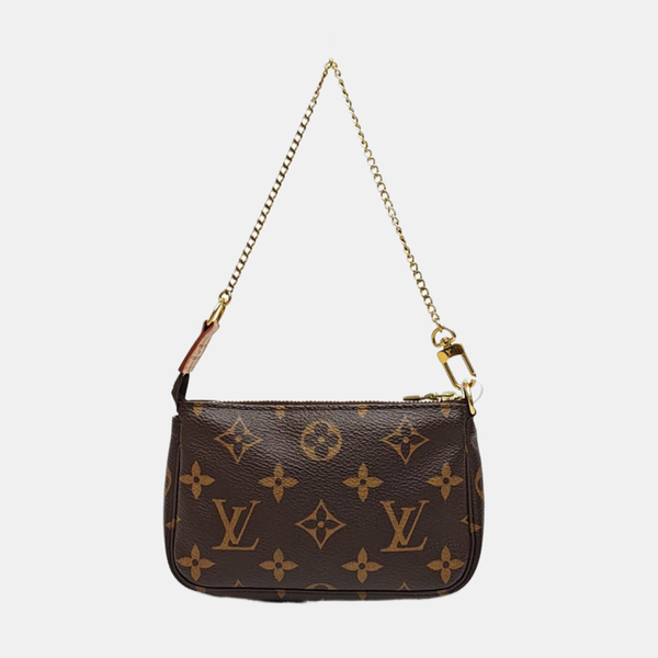 ACCESSOIRES Mini Monogram Coated Canvas Brown