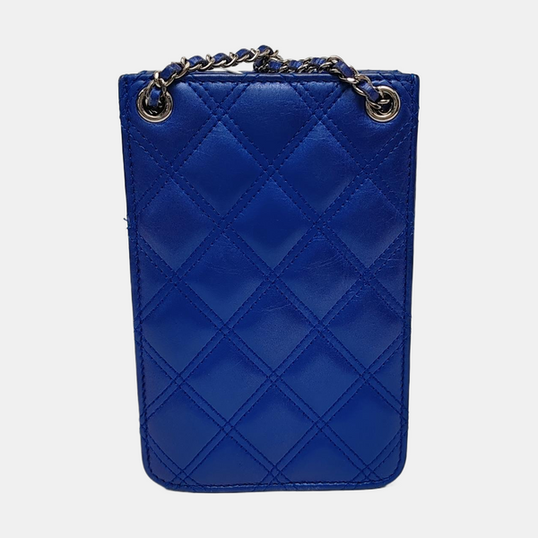 Quilted Calfskin Blue
