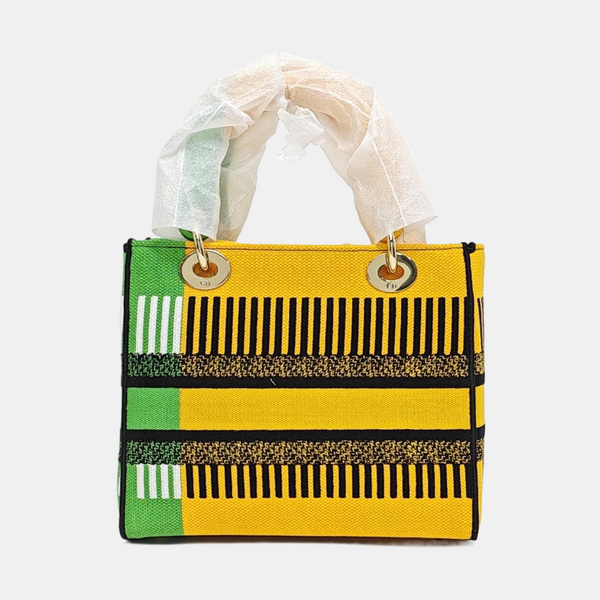 Authenticated pre-owned Lady D-Lite Medium Fabric Multicolor - Tote Bag at Looply