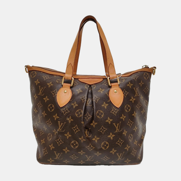 PALERMO PM Monogram Coated Canvas Brown