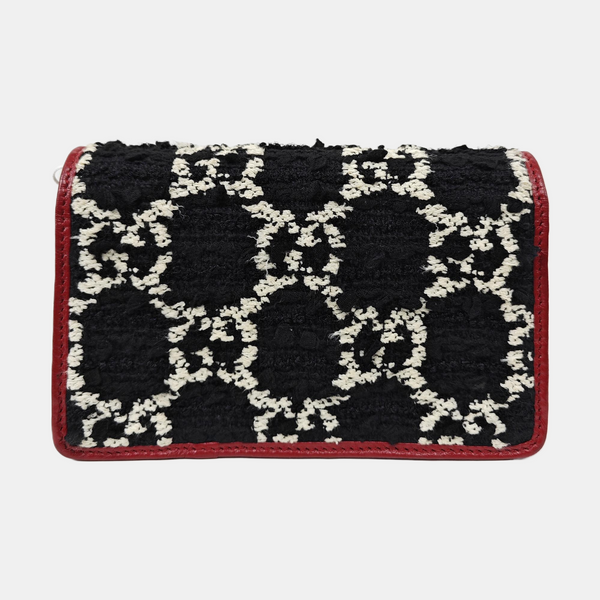 Dionysus Super Mini Monogram Wool Black