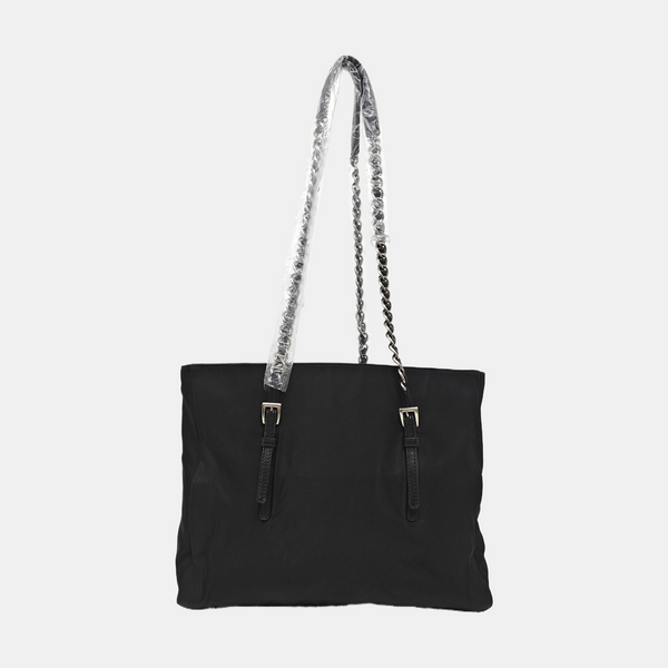 Nylon Shoulder Bag Black