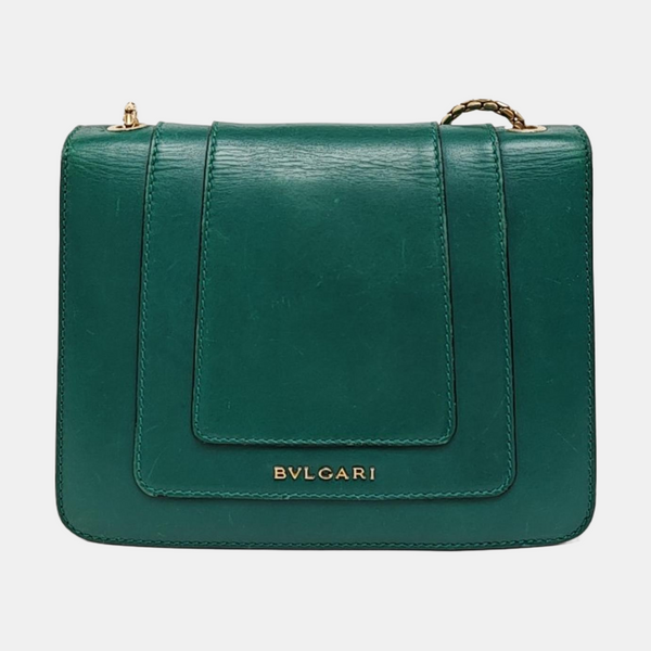 SERPENTI FOREVER Small Calfskin Green