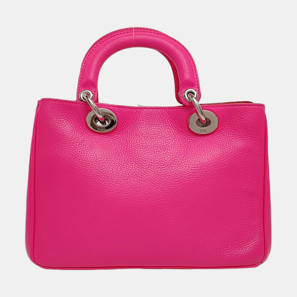 Authenticated pre-owned Diorissimo Calfskin Pink - Tote Bag at Looply