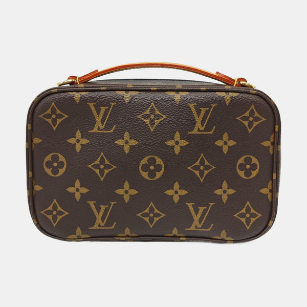 UTILITY Monogram Coated Canvas Brown