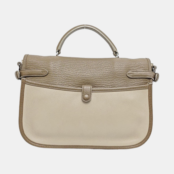 Calfskin Shoulder Bag Beige