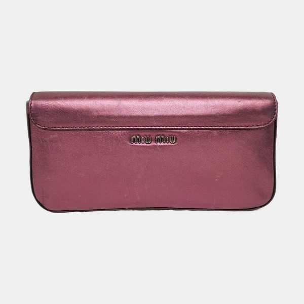 Lambskin Wallet Pink