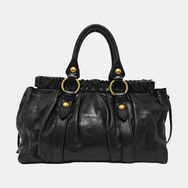 Calfskin Tote Bag Black