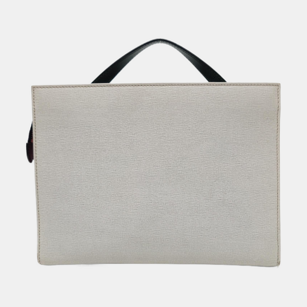 Demi Jour Calfskin White