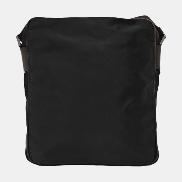 Nylon Shoulder Bag Black