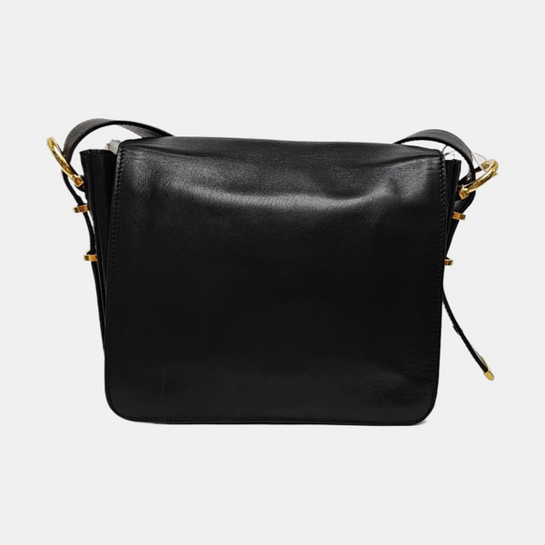 Calfskin Shoulder Bag Black
